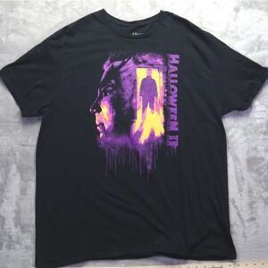 Halloween II Michael Myers Horror Men's T Shirt Men's‎ Size 2XL XXL Black